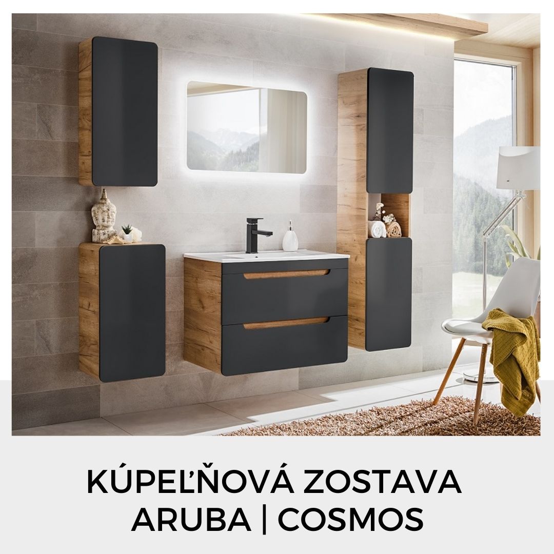 Nápaditá kúpeľňová zostava ARUBA Cosmos data-orig-source=